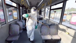 Toplu ulaşım araçlarında temizlik ve hijyen çalışmaları