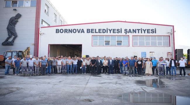 Bornova'da bayramlaşma