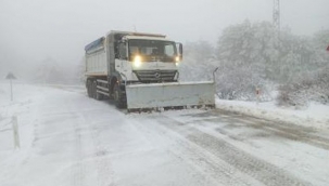 İzmir'de karla mücadele