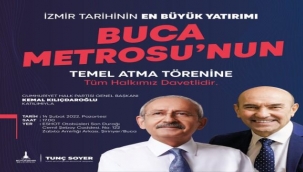 Buca Metrosu'nun temeli yarın atılıyor