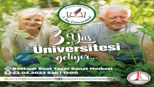 Karşıyaka'dan bir ilk 3. Yaş Üniversitesi