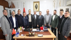 Oda başkanlarına tebrik ziyareti