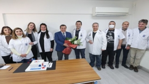 Batur'dan sağlıkçılara ziyaret