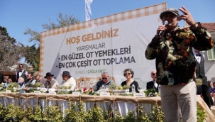 En güzel yemekler ve otlar yarıştı