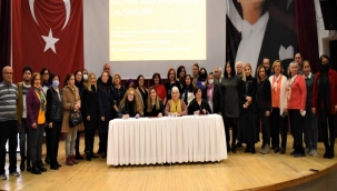 Kadına yönelik şiddete Bornova'dan tepki