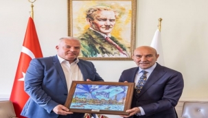 Başkan Soyer, Delçevo Belediye Başkanı'nı ağırladı