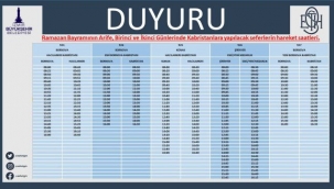 Bayramda toplu ulaşım ücretsiz