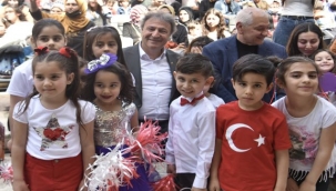 Bornova'da 23 Nisan coşkusu