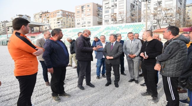 Bornova Şehir Stadı fikir birliğiyle yenileniyor