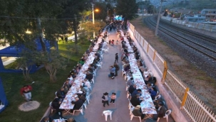 Konak'ta Halk İftar Sofrası kuruldu