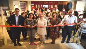 Kursiyerlerin resimleri göz kamaştırdı