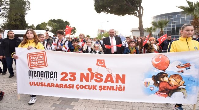 Menemen'de çocuk şenlikleri