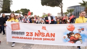 Menemen'de çocuk şenlikleri