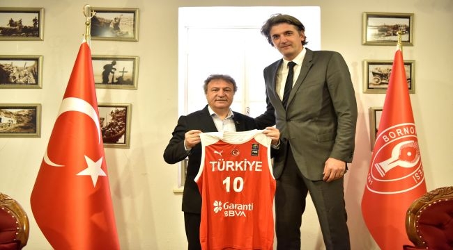  Asbaşkan Beşok'tan Başkan İduğ'a ziyaret