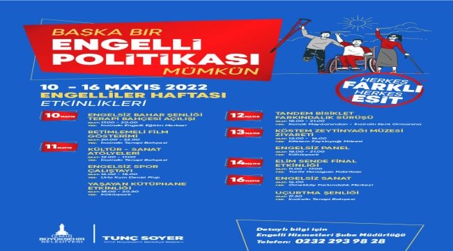 İzmir'de Engelliler Haftası etkinlikleri