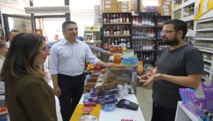 CHP'den Menderes'te esnaf çıkarması