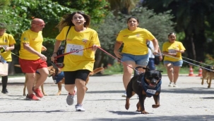 İzmir'de Patili Dostlar Koşusu