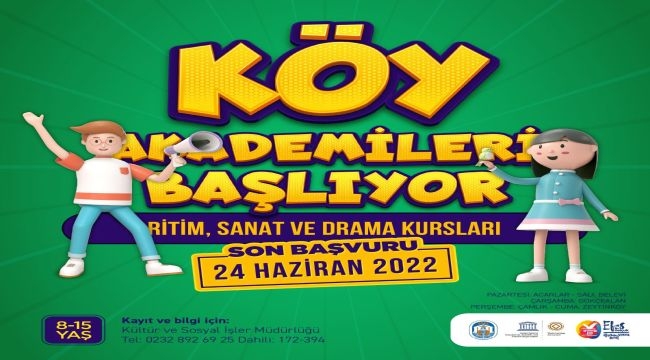 Köy Akademileri başlıyor