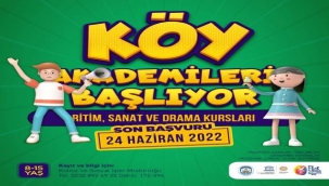 Köy Akademileri başlıyor