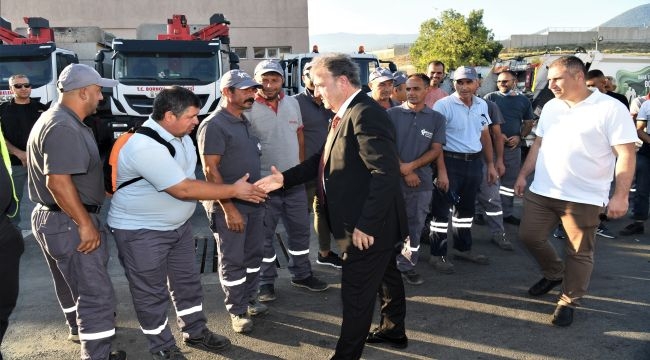 Başkan İduğ'dan bayram turu