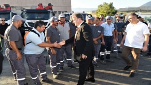 Başkan İduğ'dan bayram turu