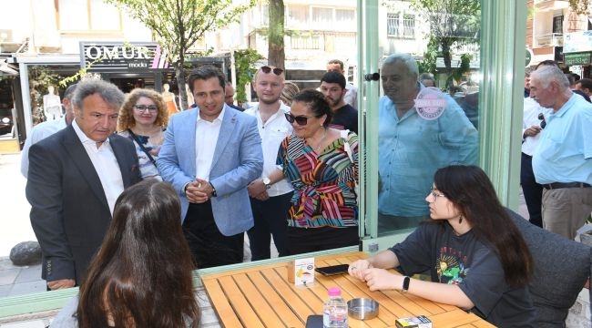 CHP, Bornova'da tam kadro sahada