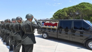 Şehit son yolculuğuna uğurlandı