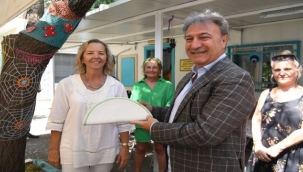 Başkan İduğ'dan Kadın Kooperatifi'ne destek 