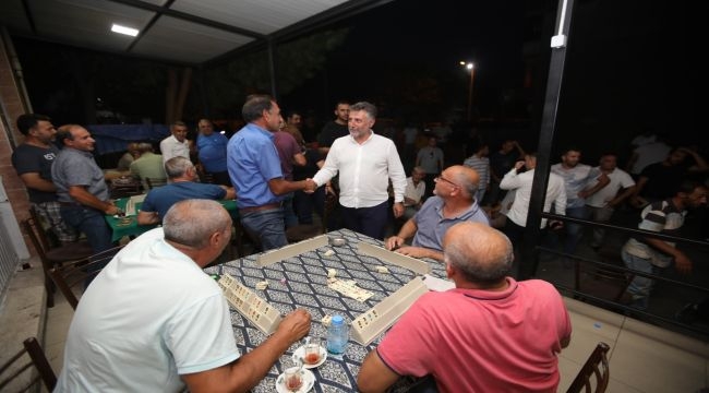 Başkan Sandal'dan Osmangazi'de ziyaretler