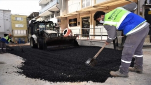 Bornova'da asfalt mutluluğu