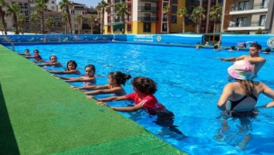 Mahalleye havuz geldi