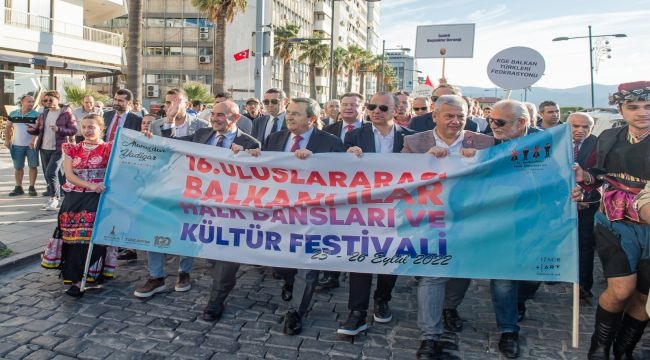 Balkanlılar Halk Dansları ve Kültür Festivali başladı 