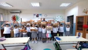 Başkan Engin, miniklerin okul heyecanına ortak oldu