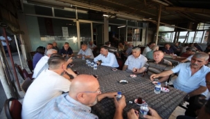 Başkan Sandal, Çiçek Mahallesi'ni ziyaret etti 