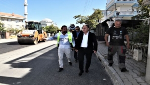 Bornova'da tam gaz asfalt 