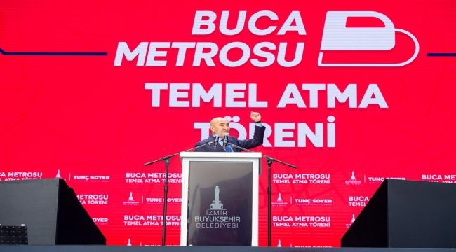 Buca Metrosu'nun yapımı sürüyor