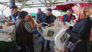 Buca pazarlarında çevre farkındalığı 