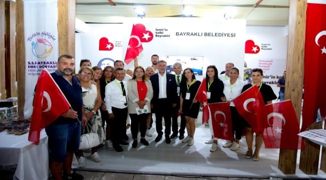 İzmir Fuarı'nda Bayraklı rüzgarı 