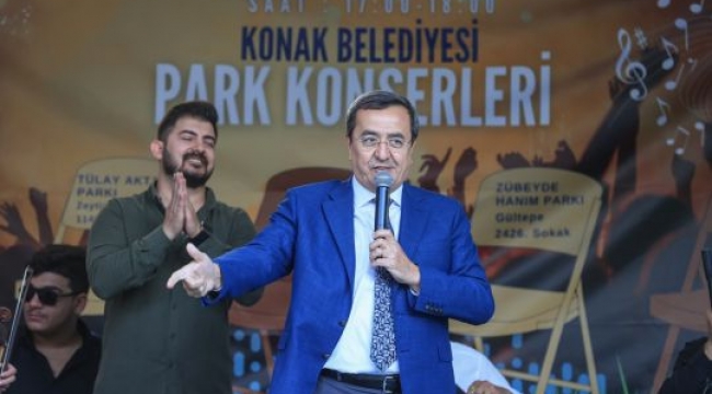 Konak parkları Roman müzisyenlerle coştu