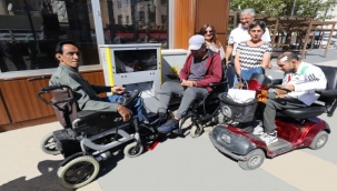 Narlıdere'de engelli şarj istasyonu