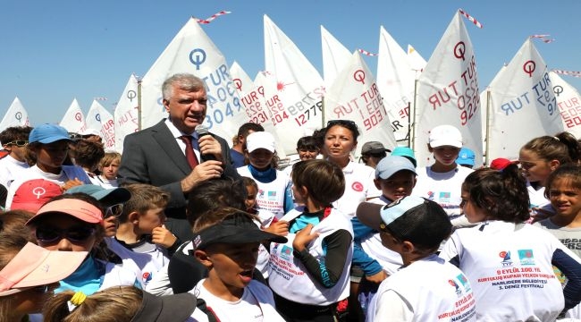 Narlıdere'de yelken yarışları tamamlandı 