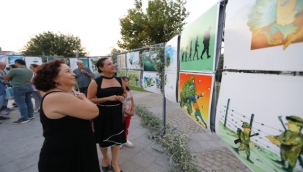 Rus ve Ukraynalı karikatüristler Selçuk'ta buluştu
