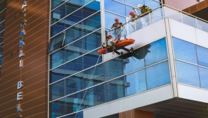 Bayraklı Belediyesi'nde yangın tatbikatı 