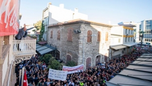 Belediye işçilerinden Başkan Soyer'e destek