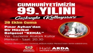 Cumhuriyet'in 99. yıl dönümünde Gaziemir 