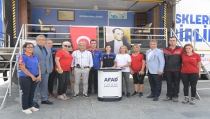 Deprem simülasyon tırı Bornova'da 