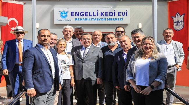 Engelli can dostlara Konak'ta yeni yuva 