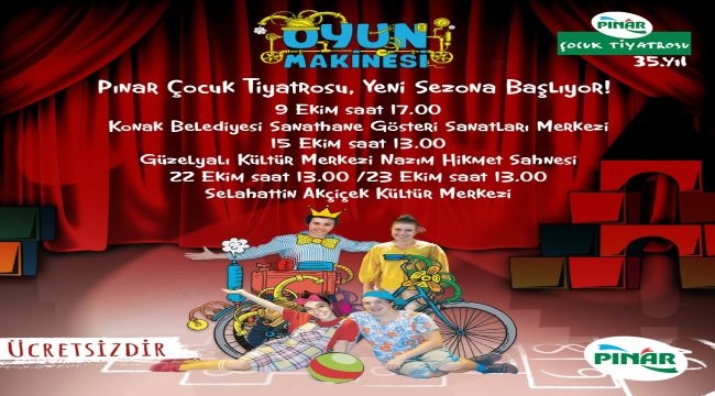 Pınar Çocuk Tiyatrosu'ndan yeni sezon 