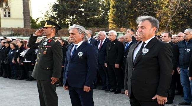 Atatürk, Bornova'da saygı, sevgi ve özlemle anıldı 