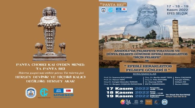 Herakleitos Felsefe Günleri, Efes Selçuk'ta yapılacak 